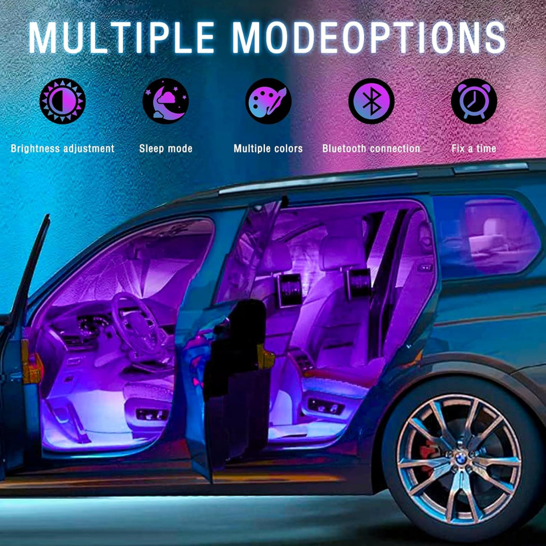 Luces RGB de Ambiente para Coche