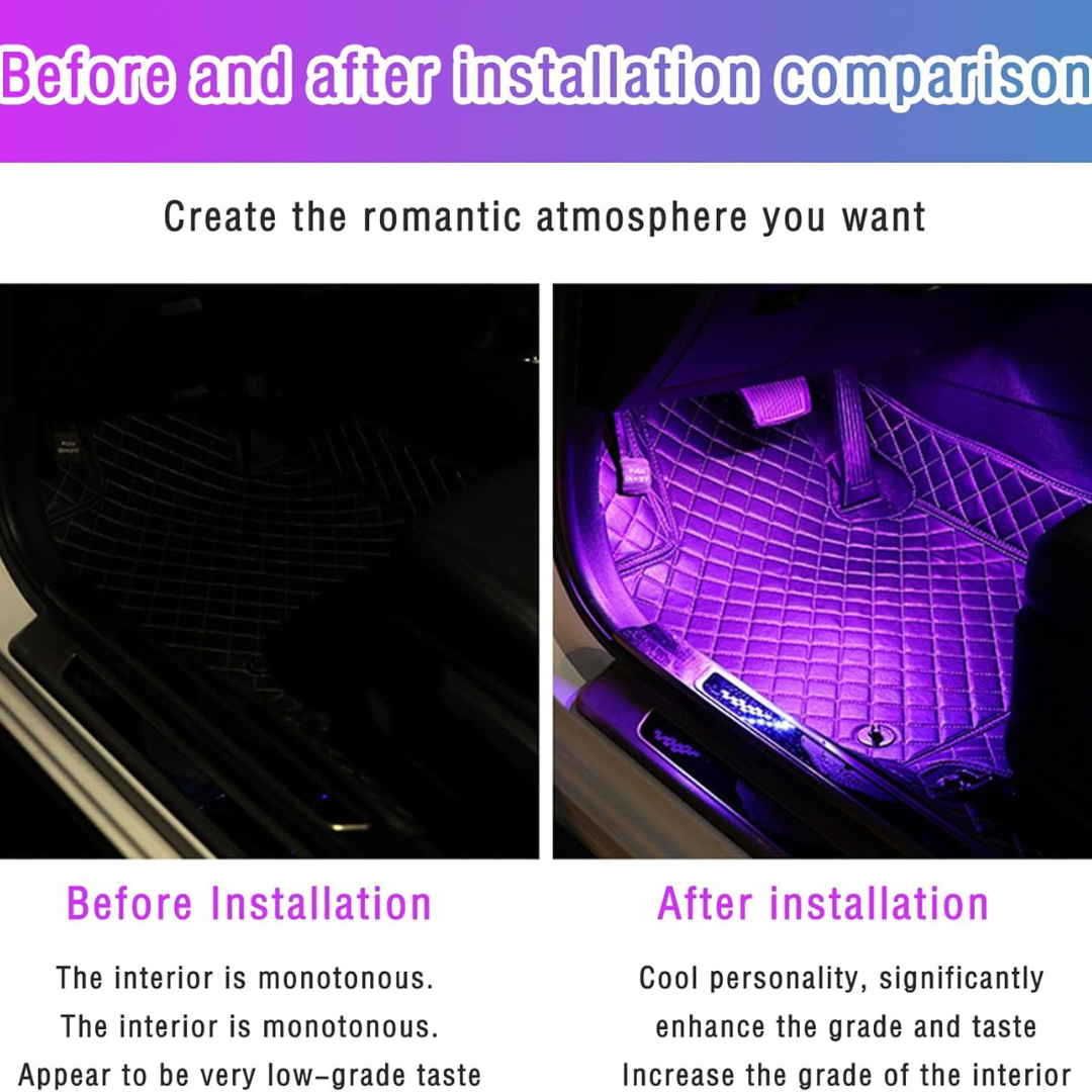 Luces RGB de Ambiente para Coche